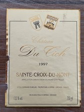 Château du Tich 1997 Label - 75 cl
