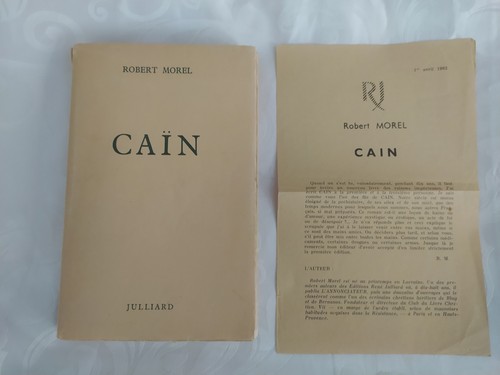 Cain editions julliard - cain,