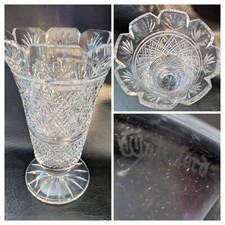 Waterford à Pied Crystal Vase