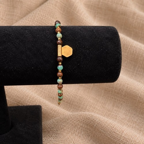 Bracelet perles chrysoprase - bracelet,