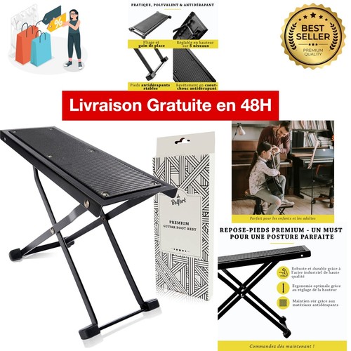 Belfort repose pieds guitare - repose-pieds,