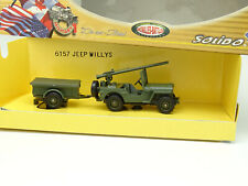Solido Militaire 1/43 - Jeep Willys Canon + Trailer 6157