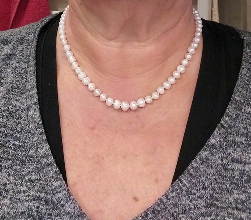 Collier perles cultures - perles,