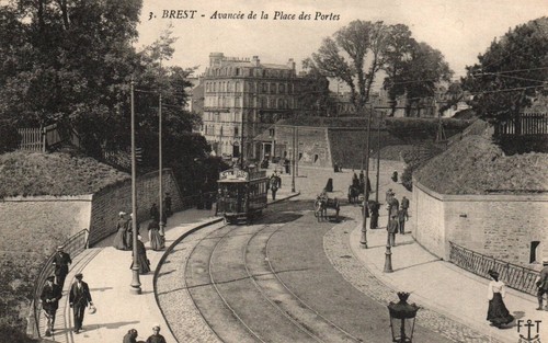 Cpa brest - (finistère),