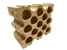 Étagère à vin Mottez B229V en polystyrène rouge brique