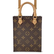 LOUIS VUITTON Petit Sac Plat Monogram Brown M69442