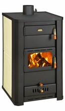 Poêle a Bois Intégré Chaudière Cheminée Prity S3W21 21+4.8 kw.