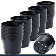 50 X Pot De Fleurs 10 L Noir