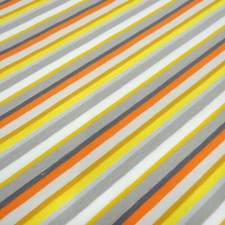 Tissu coton jersey rayures