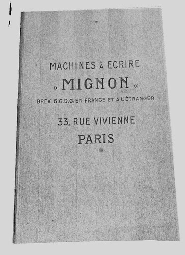 Descriptif machine écrire - machine, à