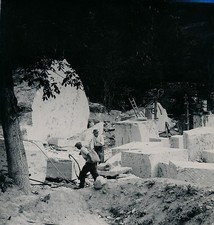 CARRARE c. 1950 - Marble Quarry Italy - DIV 3439