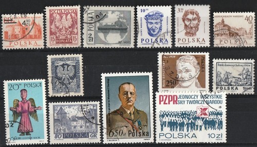 Timbres anciens pologne - timbres,