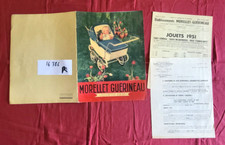 N°16386 R  / catalogue MORELLET GUERINEAU  jouets 1951 / voitures a pédales ...