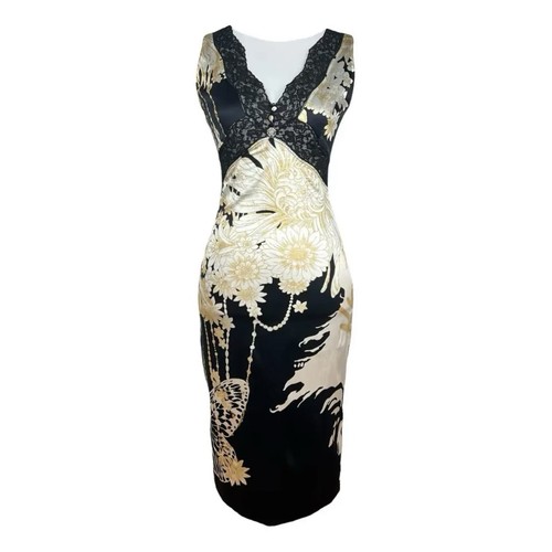 Roberto cavalli robe soie - , silk
