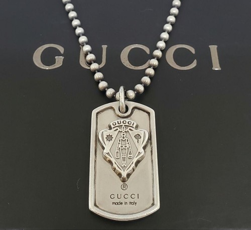 Gucci crest dog tag plate - gucci,