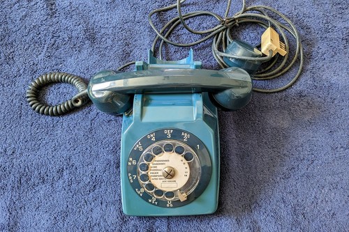 Téléphone cadran vintage - téléphone, à