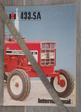 prospectus dèpliant Mc Cormick International IH tracteur 433-SA