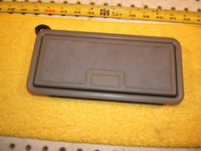 Mercedes 95-99 W140 S600 Rear seats lighted R or L GRAY Suede OEM 1 Mirror,T #3