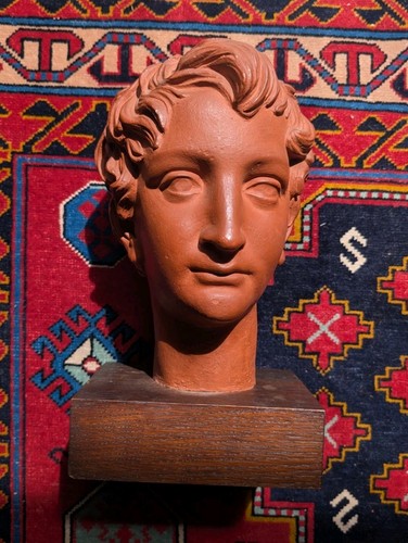 Sculpture buste terre cuite - en,