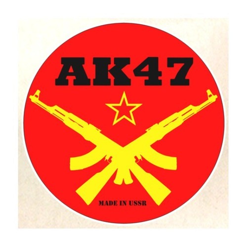 Ak47 sticker vinyle - sticker, laminé