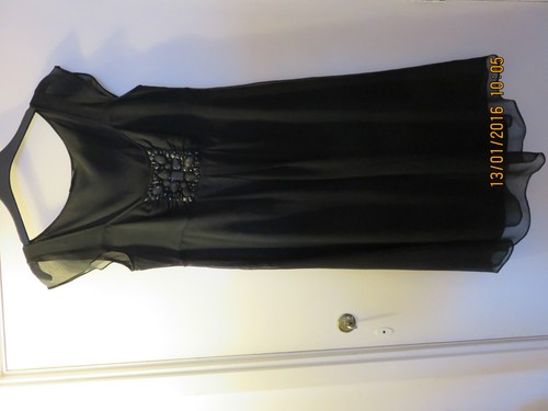 Jolie robe noire - noire, soie