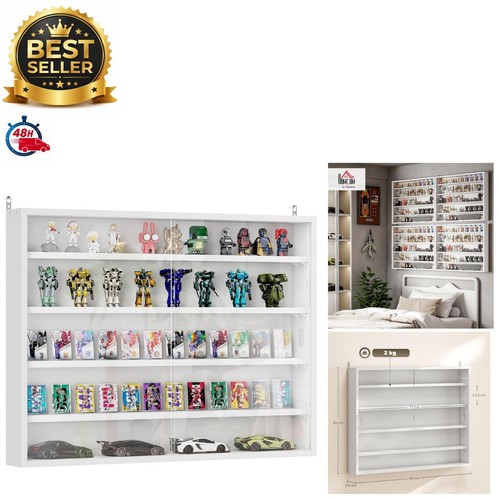 Homcom vitrine murale - homcom,