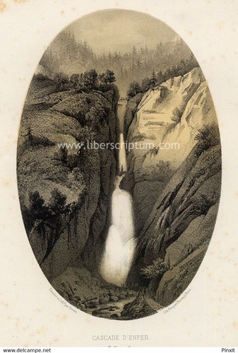 Pyrénées cascade enfer - cascade, d'enfer