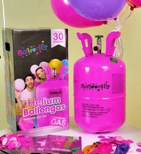BALLOONIFY Helium Gas Bottle, 30 Cubic Feet Disposable Balloon Gas Bottle.