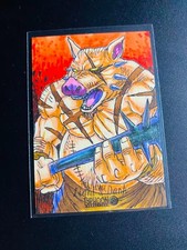 Typhoon Wild Boar Warrior 1/1 Origin Sketch Card by Rustico Limosinero