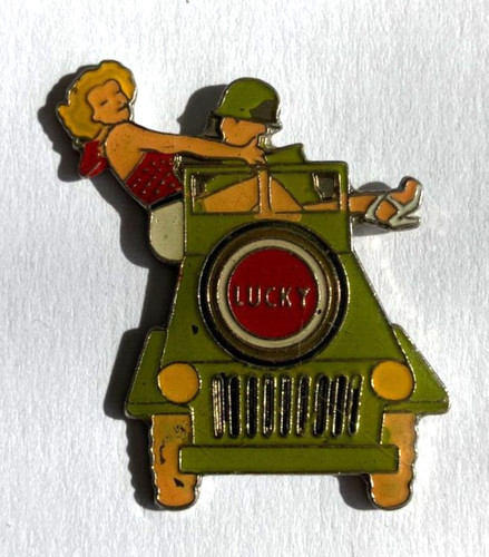 Pin s - pin-up, lucky
