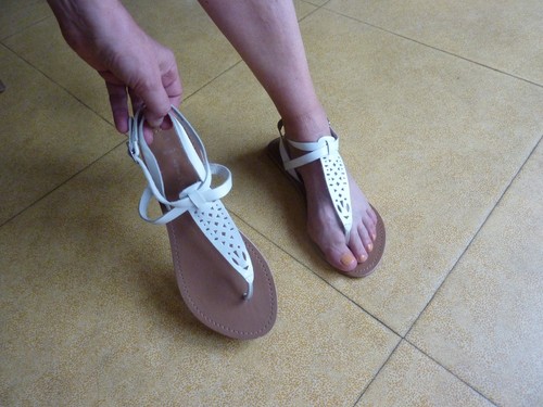 Sandales tropéziennes taille