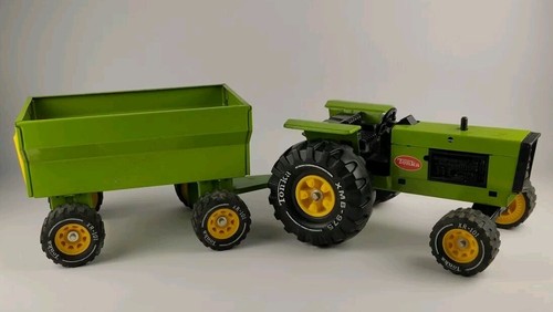 Tonka tractor trailer - tractor,