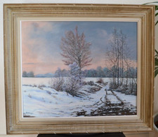 Rateau " Paysage enneigé "