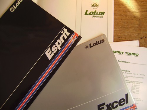 Lotus esprit excel prospectus - esprit,