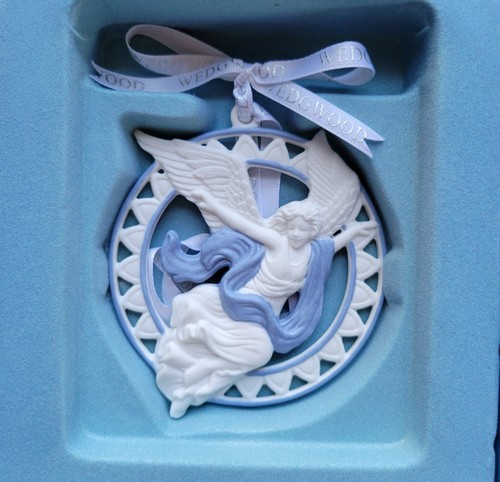 Wedgwood flying angel ornament - angel,