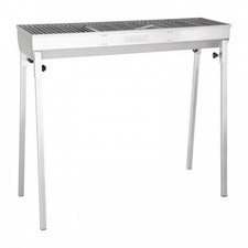 Barbecue inox à charbon de