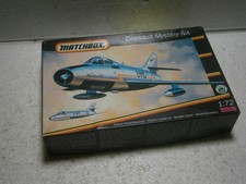 ANCIENNE MAQUETTE AVION DASSAULT MYSTERE IVA MATCHBOX  (1998) VINTAGE - 1/72