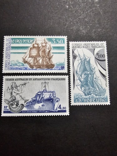 Timbre france taaf navires - france,