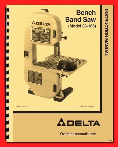 Delta wood band saw - wood, 28-185