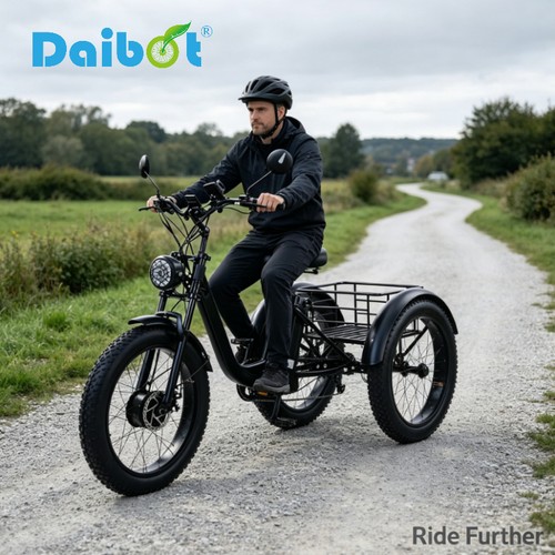 Fat tire mobility trike 750w - fat,