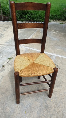 Chaises paillées style - 6,