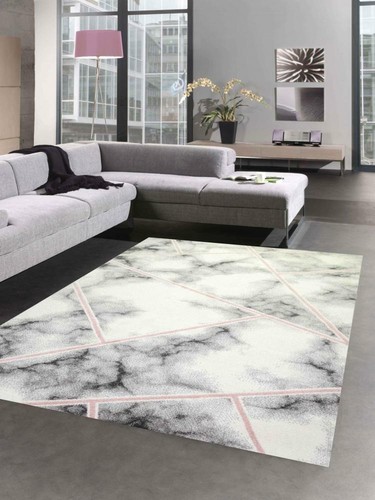 Tapis design marbre salon - tapis,