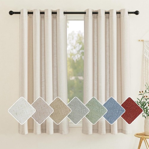Rideaux voilage beige lin - rideaux,