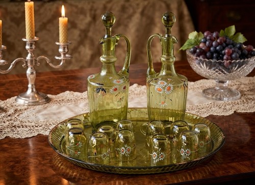 Service liqueur verre - service,