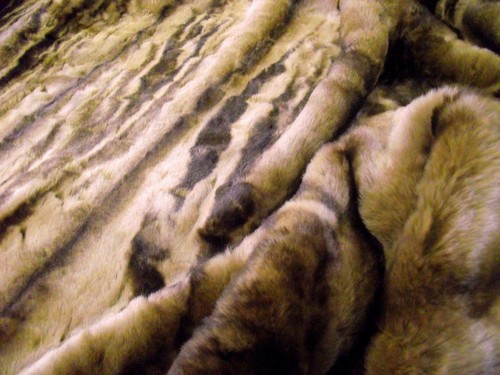 Super luxe tissu fourrure - super,