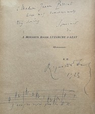 HAHN Reynaldo DÉDICACE Marcel