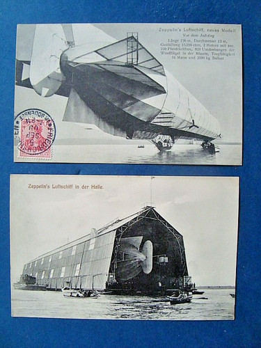 Zeppelin luftschiff - cp, /