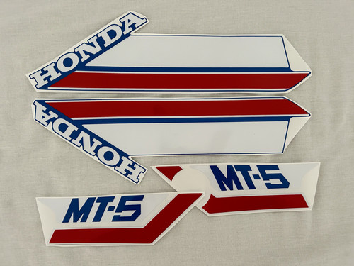 Honda mt50 1980 bleu stickers - bleu,
