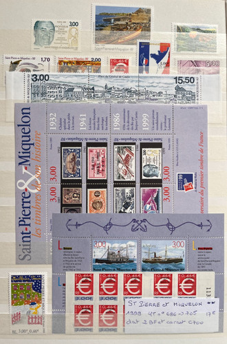 Timbres saint pierre - timbres,