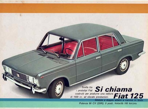 Catalogue brochure fiat 125 - catalogue,